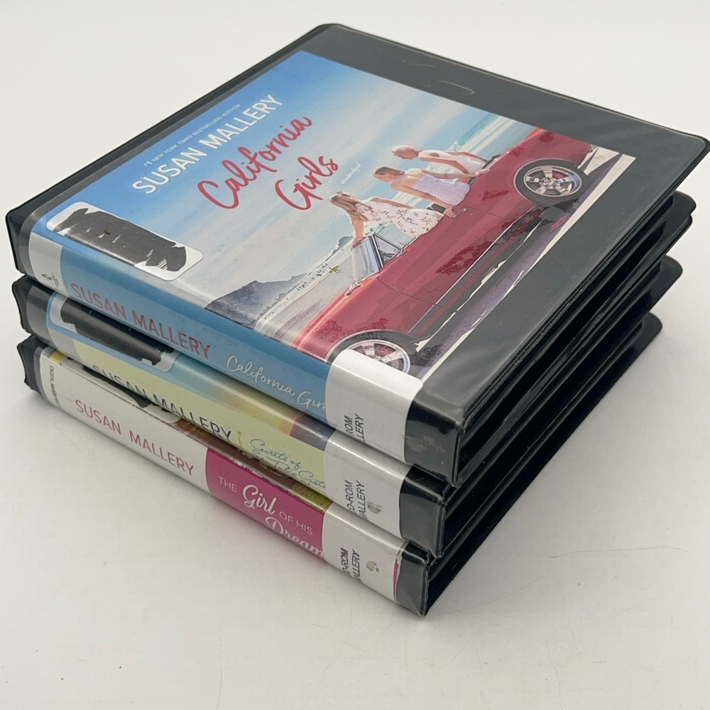 Susan‎ Mallery Audiobook CD Lot 3 California Girls Secrets of Tulip Sisters
